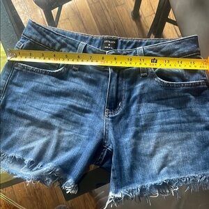 Just Black Distressed Blue Jean Shorts